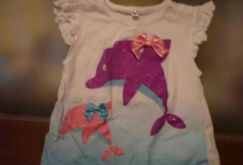 Shirt voor een meisje met dolfijnen in maat 80 zgan, Ophalen, Gebruikt, Meisje, Shirtje of Longsleeve