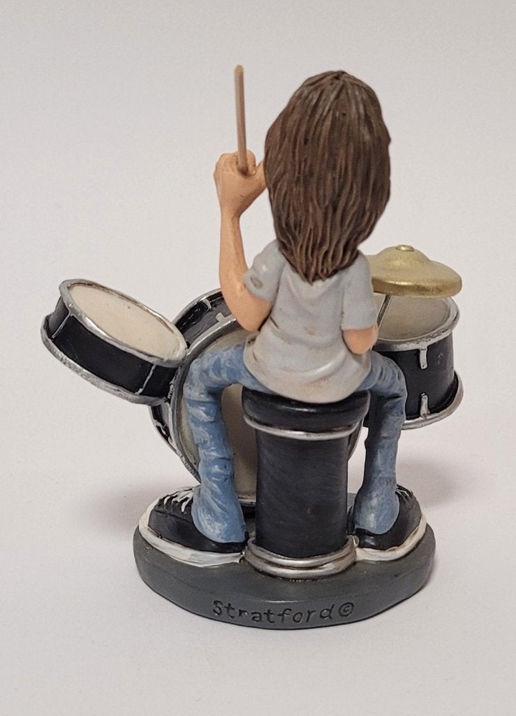 Phil Rudd ACDC Drummer beeldje by Warren Stratford decoratie, Info@deconoord.nl, Deco Noord, Nieuw, Ophalen of Verzenden