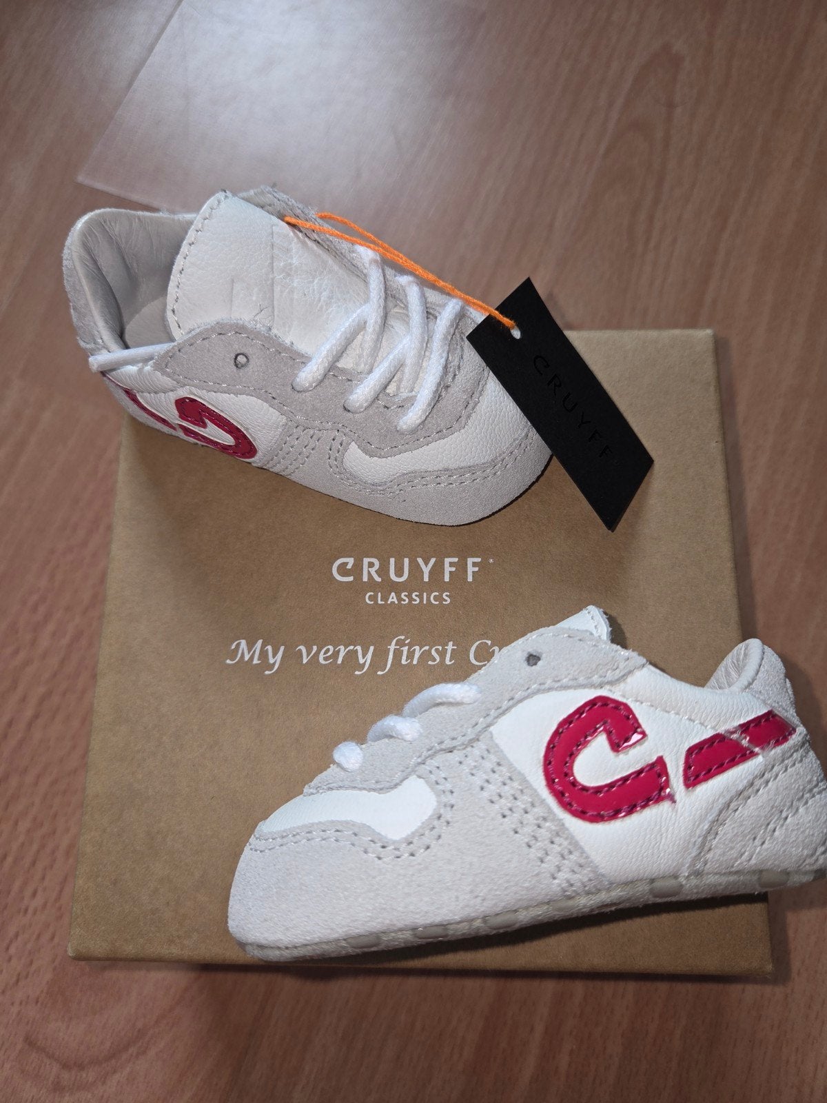 Nieuwe Cruyff Classics babyschoentjes (Faas jr) maat 17, Ophalen of Verzenden, Nieuw