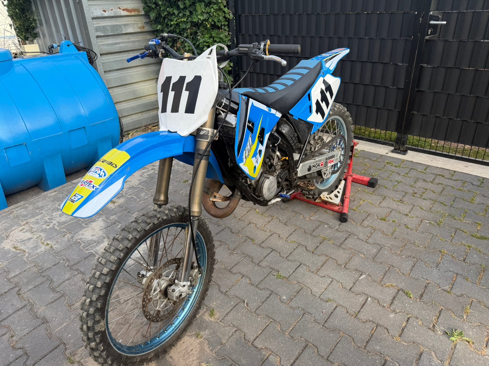 TM Racing crossmotor 125cc 2 takt, 6 versnellingen, Gebruikt, 125 cc, Ophalen