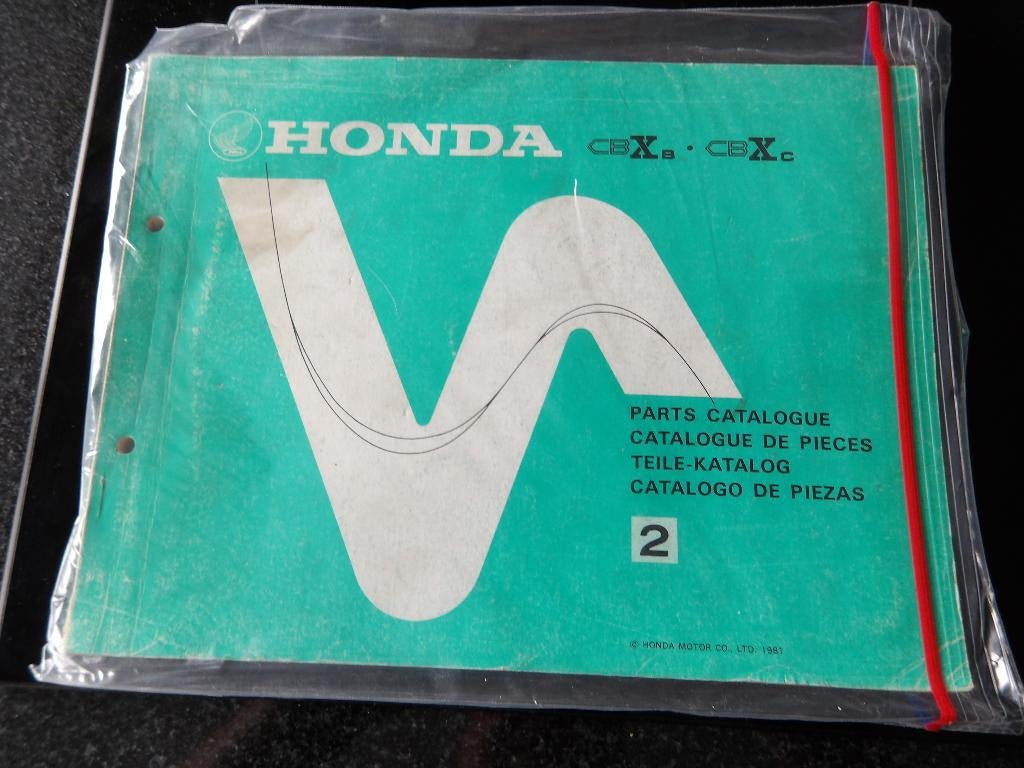 Onderdelenboek HONDA CBX B en C, Motoren, Verzenden, Honda