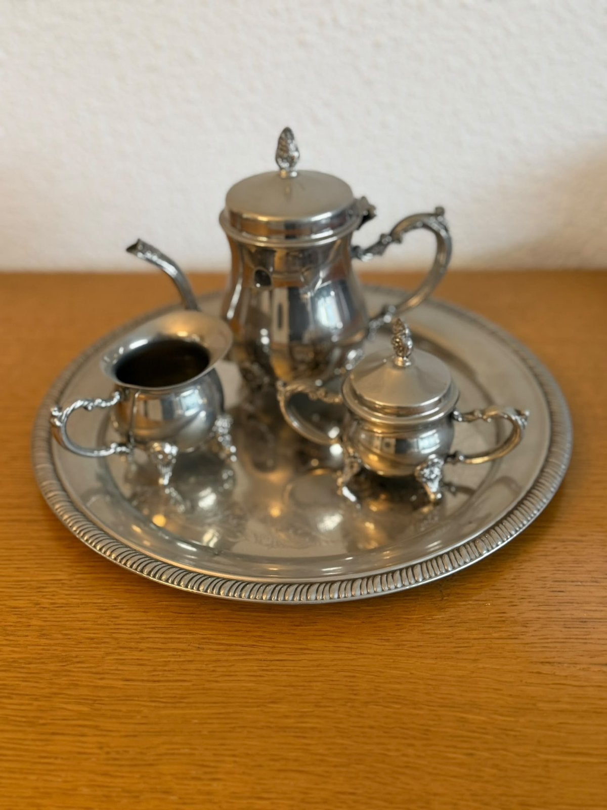 Vintage Verzilverde Theeset, Ophalen