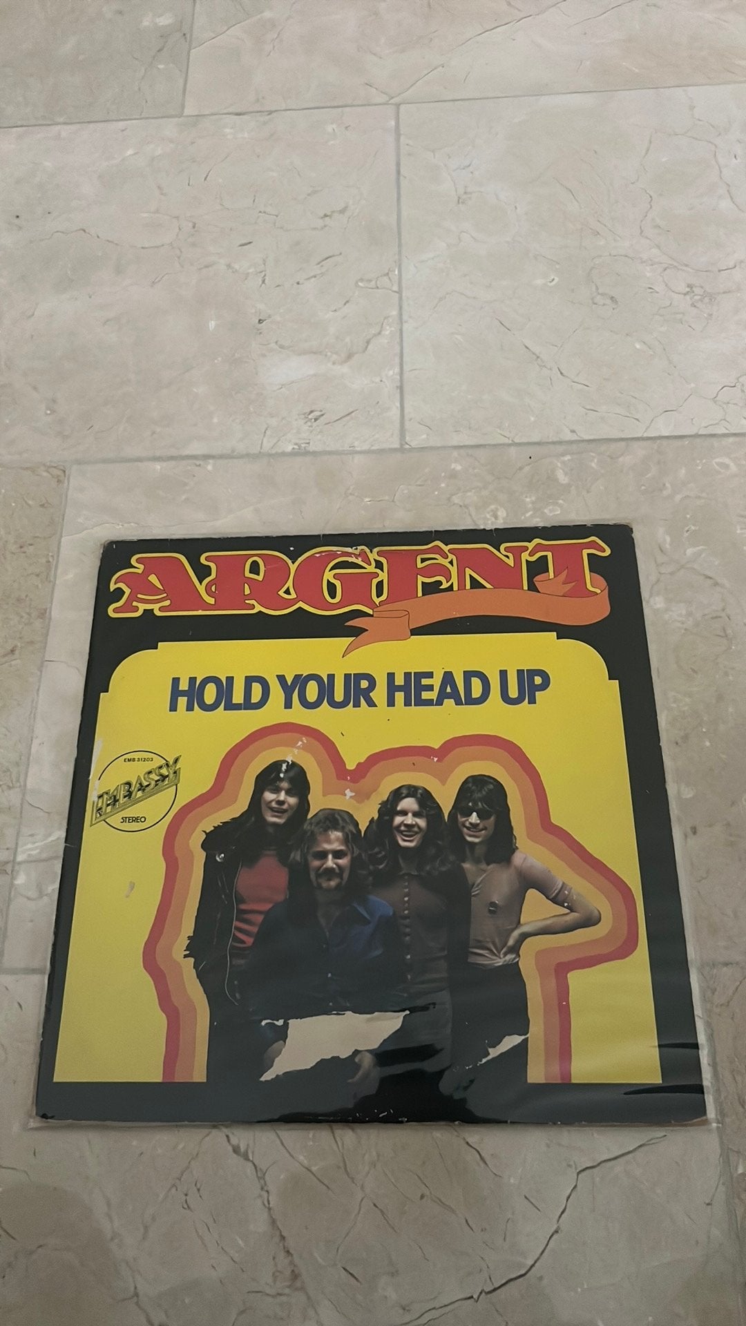 LP Argent hold your head up, Cd's en Dvd's, Ophalen of Verzenden, Zo goed als nieuw, 12 inch, Poprock
