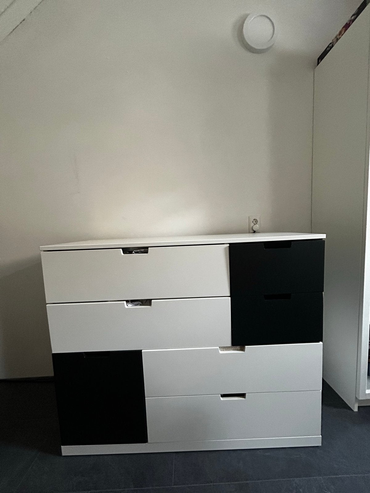 IKEA NORDLI ladekast, Ophalen, 100 tot 150 cm, Zo goed als nieuw, Met lade(s)