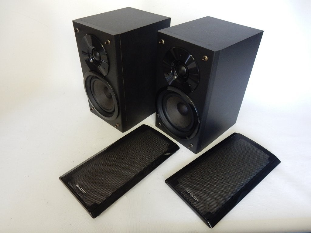 Sharp CP/HF 200H speaker set in prima staat., Overige merken, Stereo speakers, Gebruikt, Ophalen of Verzenden