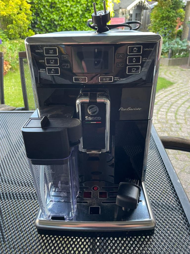 Defecte Saeco PicoBaristo koffiemachine, Ophalen, 10 kopjes of meer, Koffiemachine, Koffiebonen