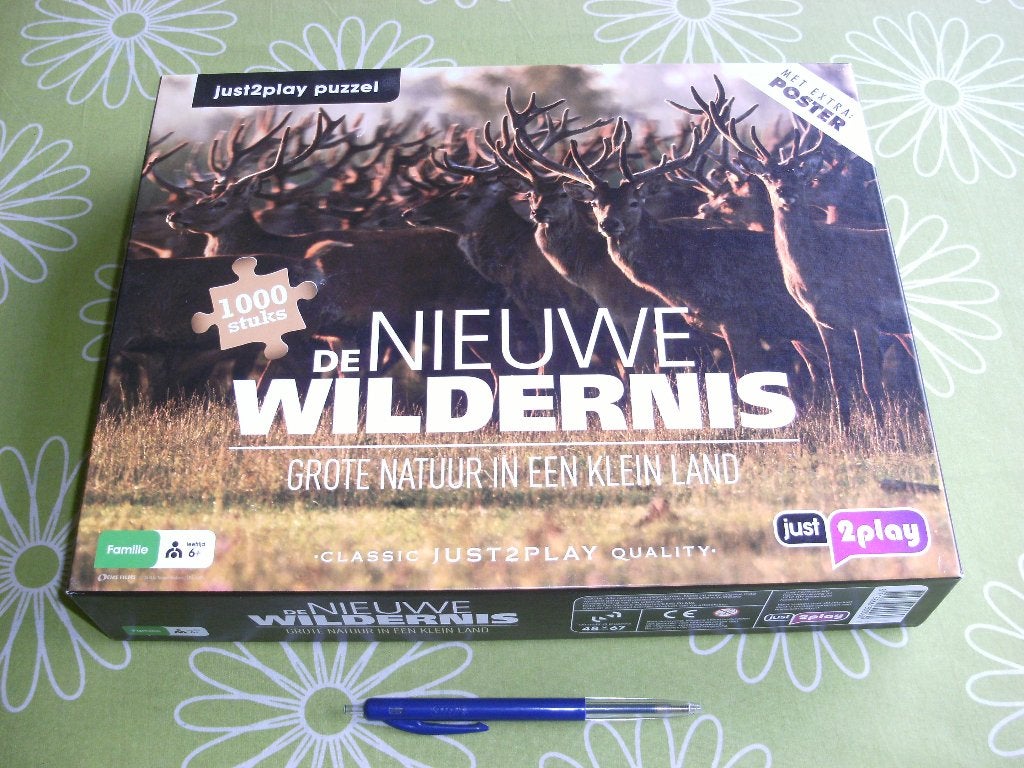 De nieuwe wildernis - grote natuur in een klein land -1000st, Hobby en Vrije tijd, Ophalen of Verzenden, 500 t/m 1500 stukjes