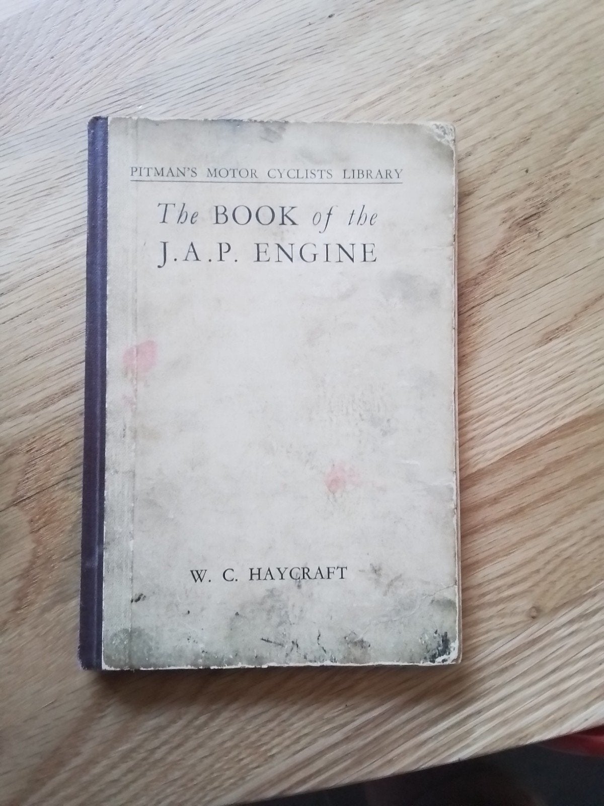The boek of the JAP engineering W.c. Haycroft 1938, Ophalen of Verzenden, Overige merken