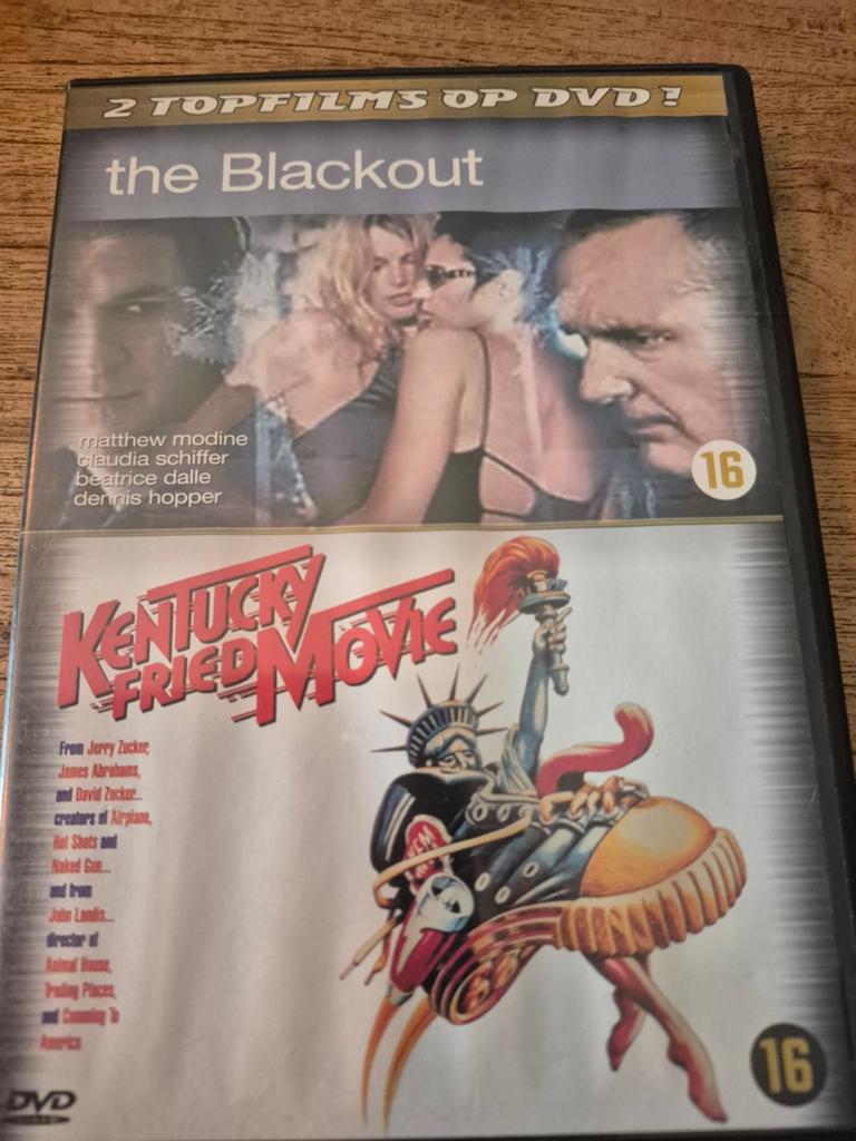 Blackout / Kentucky Fried Movie - 2 Topfilms op DVD!, Vanaf 16 jaar, Ophalen of Verzenden, Gebruikt