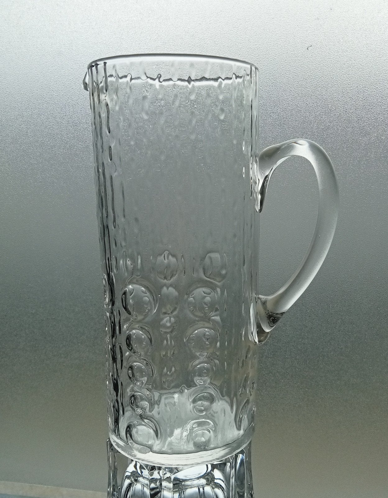 Vintage Kosta Boda waterkan, Ophalen of Verzenden, Zo goed als nieuw, Glas, 22 cm