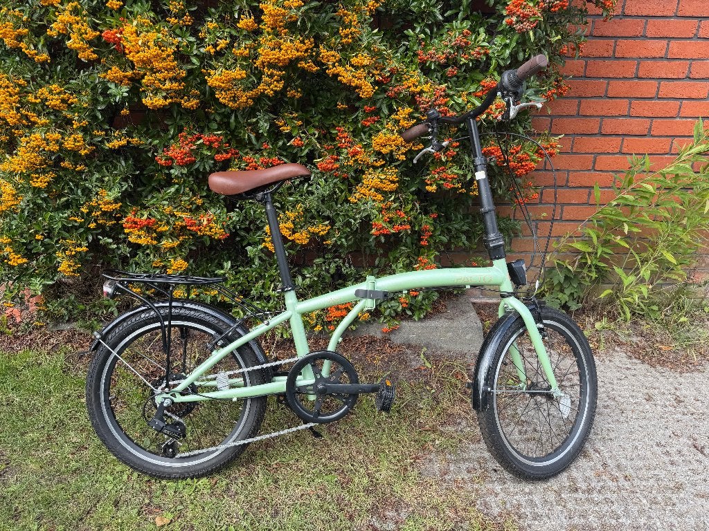 PACTO vouwfiets 20 inch met 6 versnellingen, 20 inch of meer, Gebruikt, Velgrem, Versnellingen
