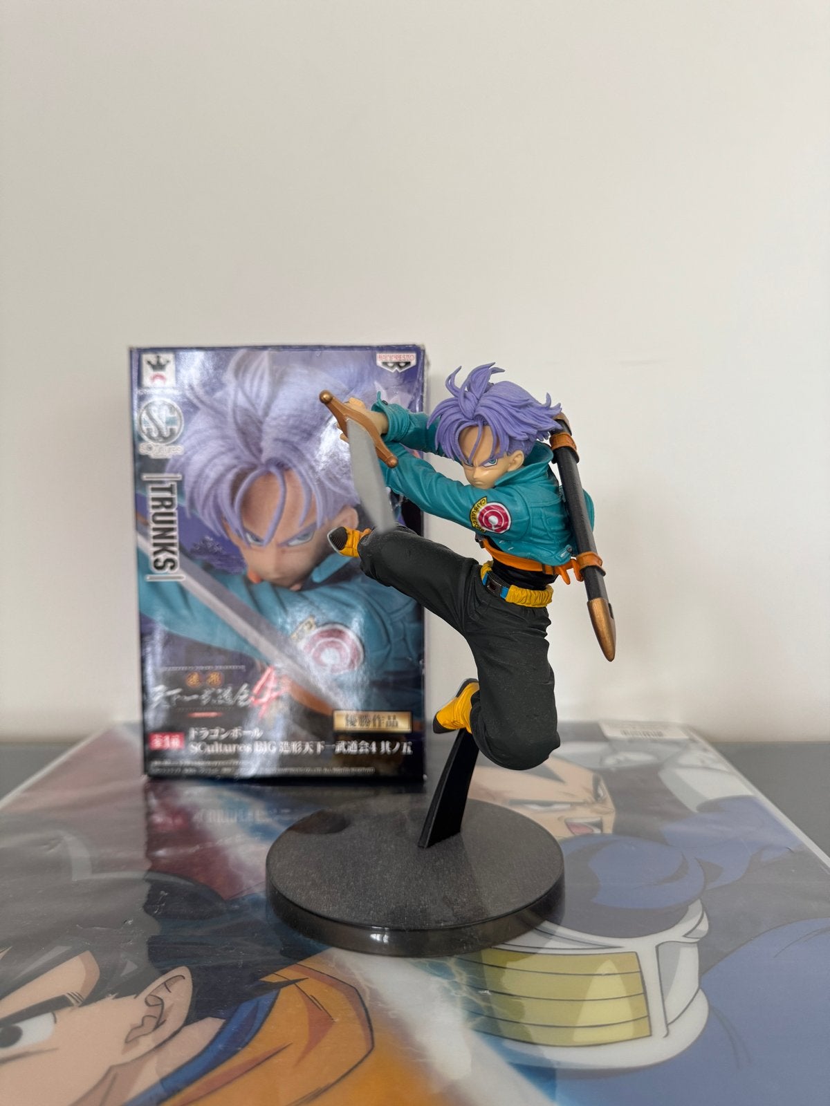 Dragon Ball Z Trunks Figuur - Banpresto Scultures, Ophalen of Verzenden, Zo goed als nieuw