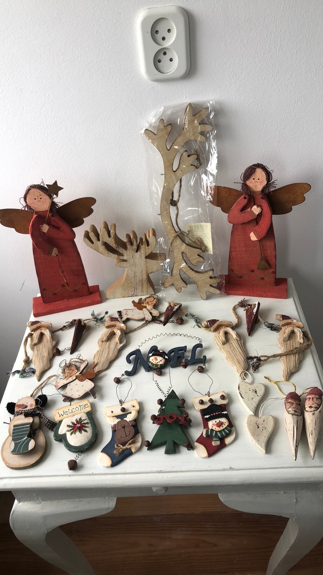 Kerstversiering alles van hout, Diversen, Kerst, Ophalen of Verzenden