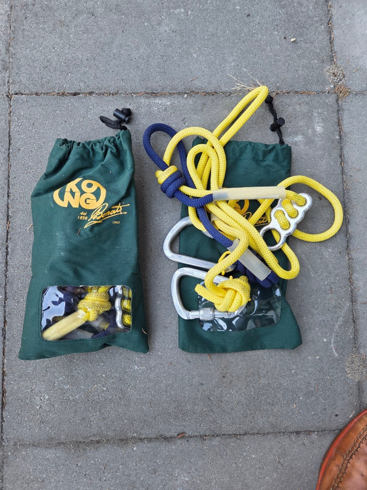 Kong Klettersteig Systeem (K.K.S.) - Klimset, Sport en Fitness, Klimsport, Ophalen, Gebruikt, Klimsport-accessoire