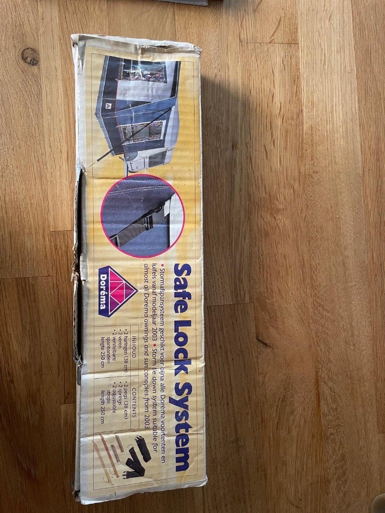 Dorema Safe Lock System Stormafspansysteem, Ophalen, Gebruikt