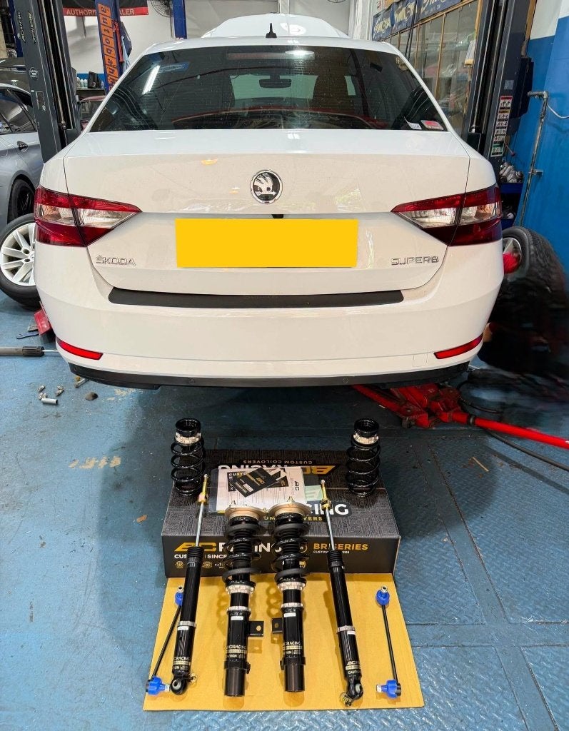 BC Racing BR-RS serie schroefset - Skoda Superb B8 15-23, Ophalen of Verzenden