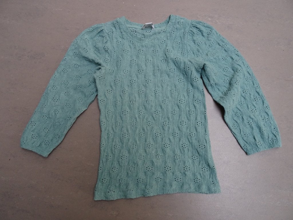 COTTON CLUB maat s, kanten longsleeve top., Kleding | Dames, Tops, Ophalen of Verzenden, Zo goed als nieuw, Lange mouw, Maat 36 (S)