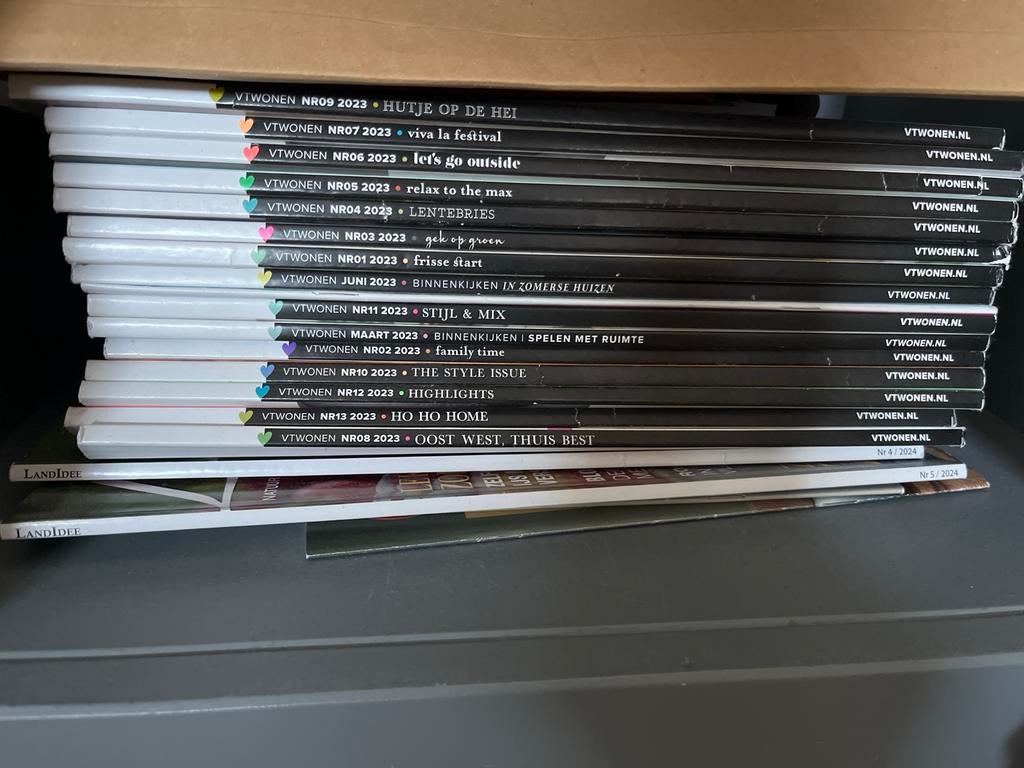 VT Wonen Tijdschriften 2023 - Complete Jaargang (15 stuks), Ophalen of Verzenden, Zo goed als nieuw, Overige typen