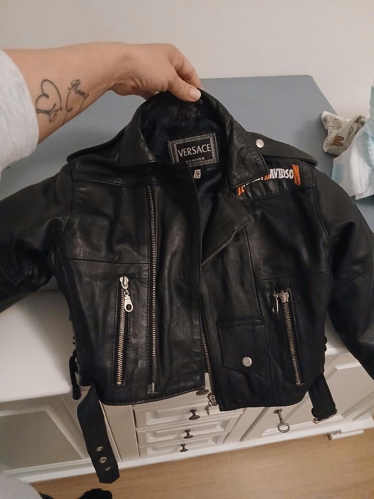 Harley davidson jas kind, Kinderen, Jas | leer, Harley Davidson. Origineel., Ophalen of Verzenden