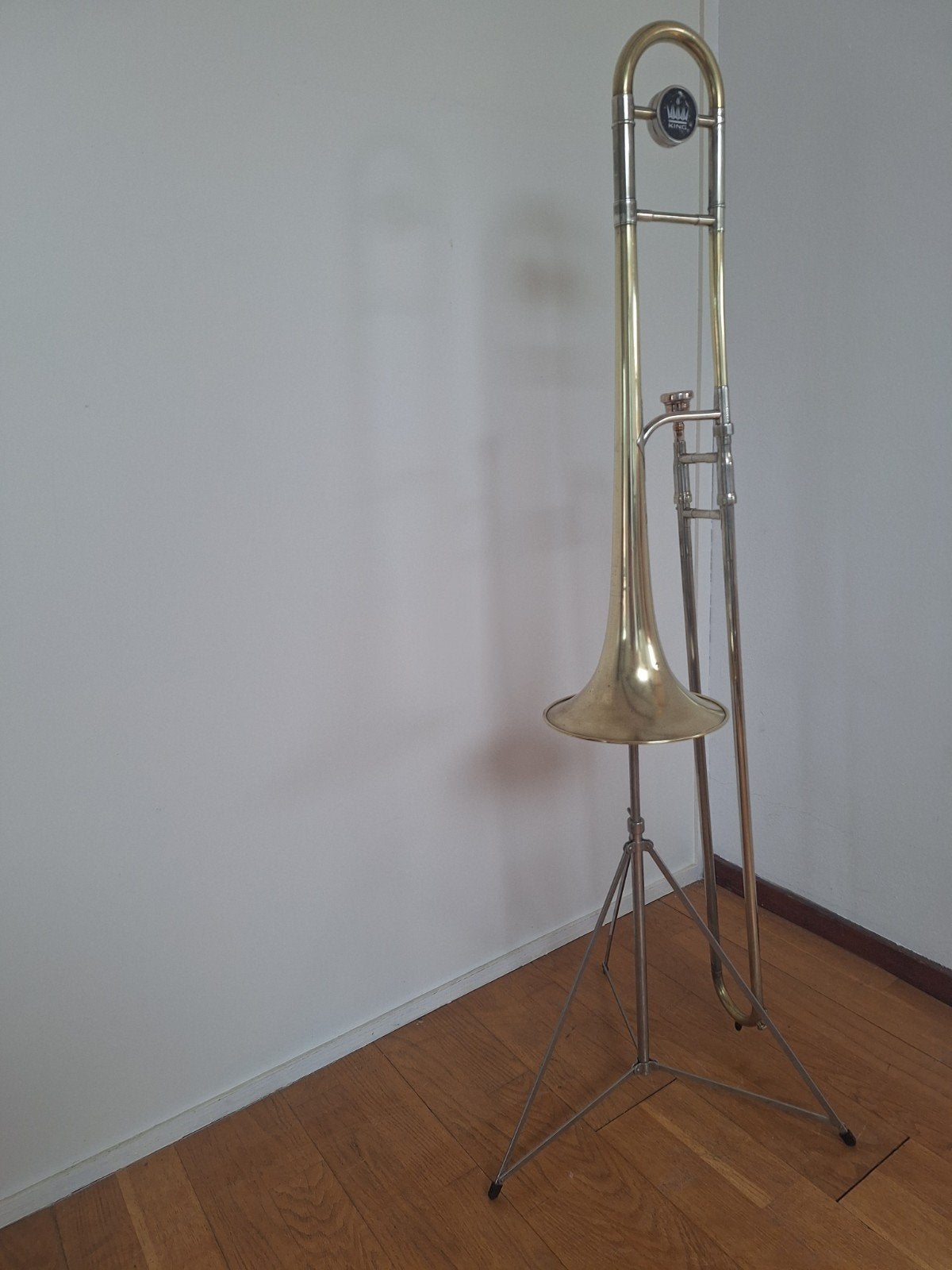 King 3B concert trombone, Ophalen of Verzenden, Gebruikt, Tenor