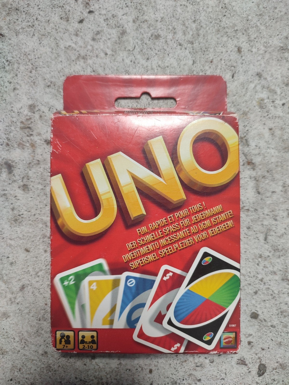 Uno, Ophalen of Verzenden, Zo goed als nieuw, Speelkaart(en)