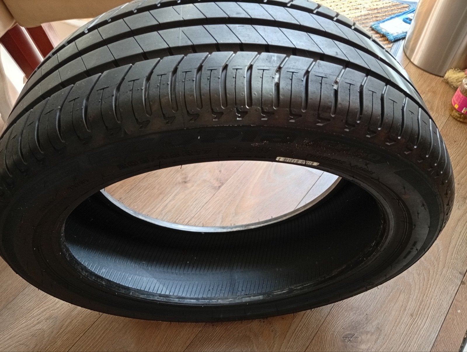 Bridgestone Ecopia 205 45 17 Dot 2024  30 km op gereden 2x!!, Nieuw, 17 inch, Band(en), Zomerbanden