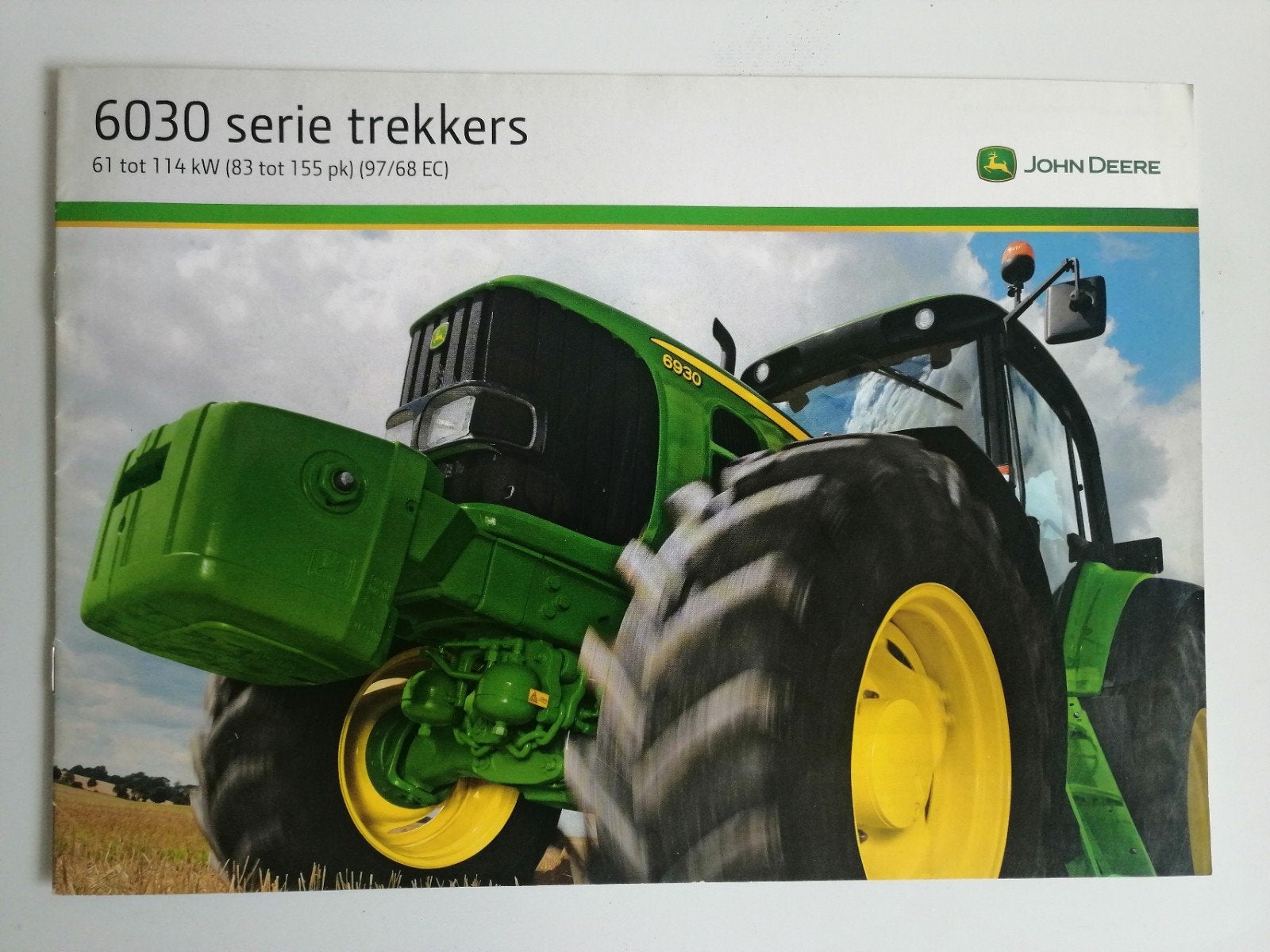 John Deere 6030 Serie Trekkers Brochure, Verzenden