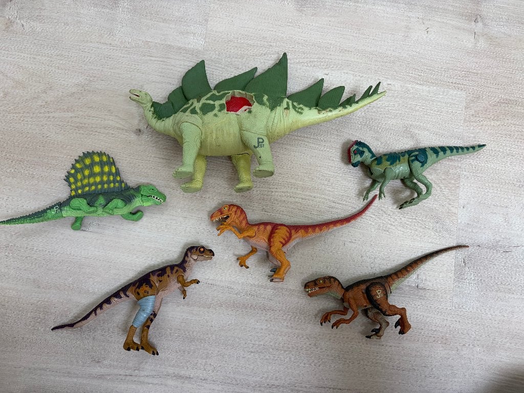 Vintage Kenner Jurassic Park dinosaurussen, Ophalen of Verzenden, Gebruikt