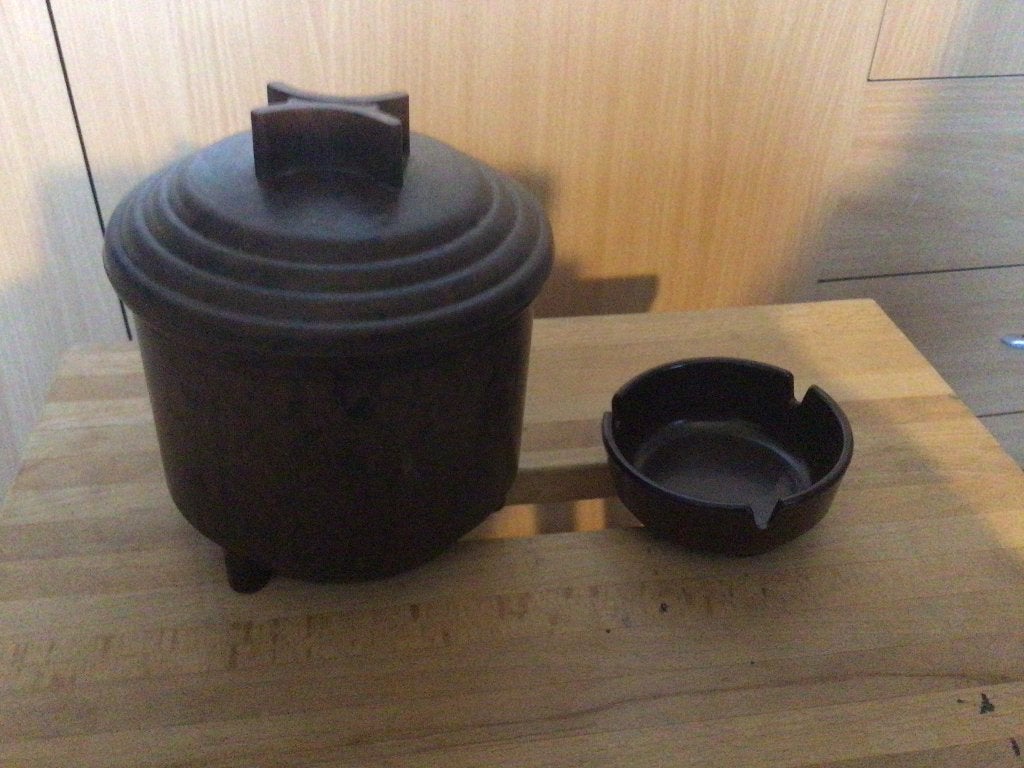 Vintage Bakelieten Tabakspot met Asbak, Ophalen of Verzenden, Huis en Inrichting