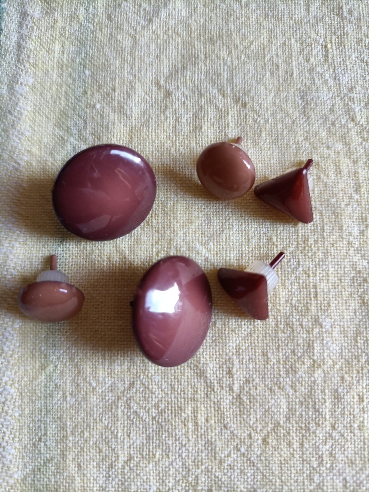 3 paar plastic 80'ties oorbellen, Ophalen of Verzenden, Overige materialen