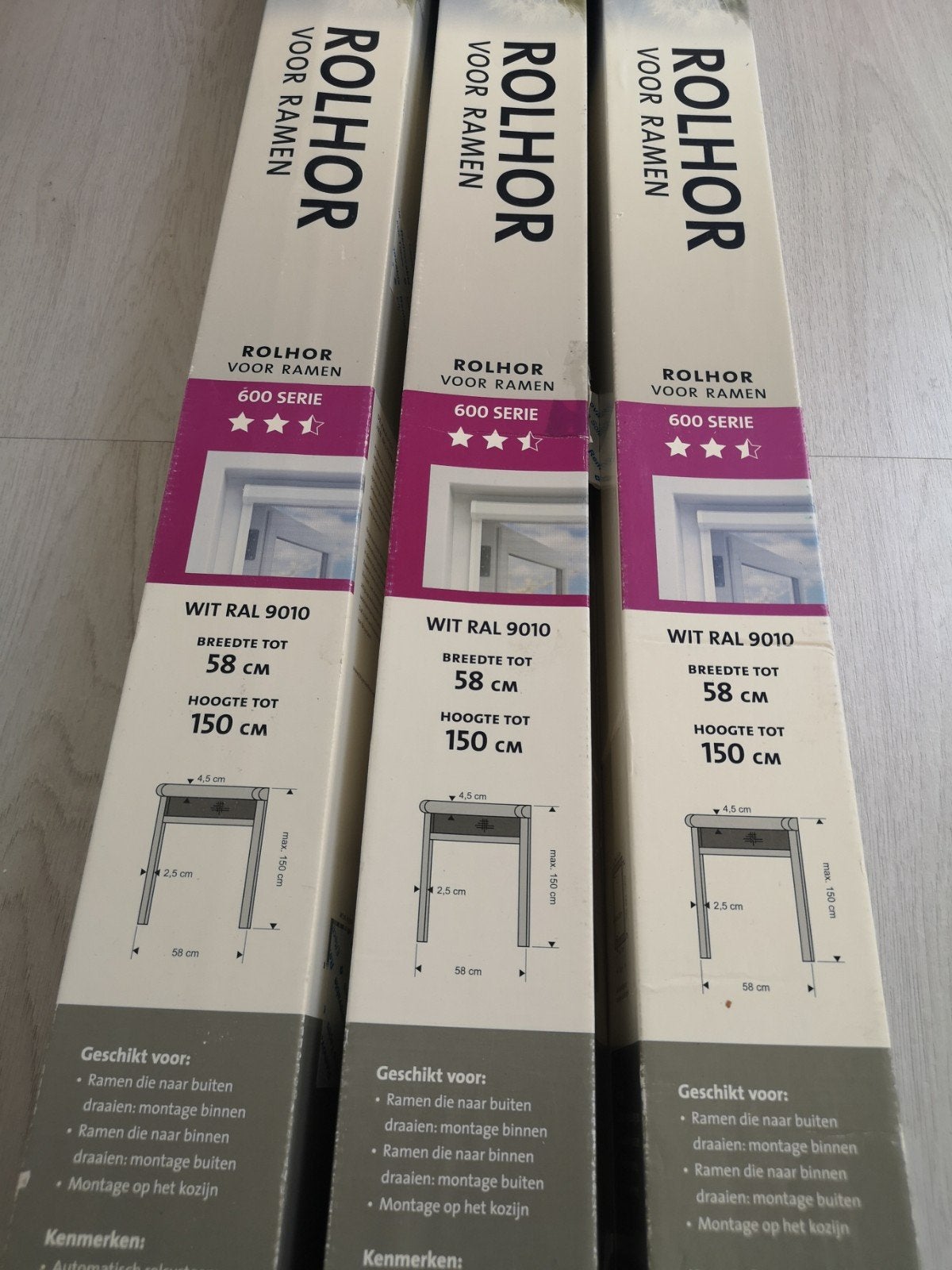 Voordelige Bruynzeel & Hamstra rolhorren (nieuw & gebruikt), Doe-het-zelf en Verbouw, Glas en Ramen, Gevelraam of Ruit, Minder dan 80 cm