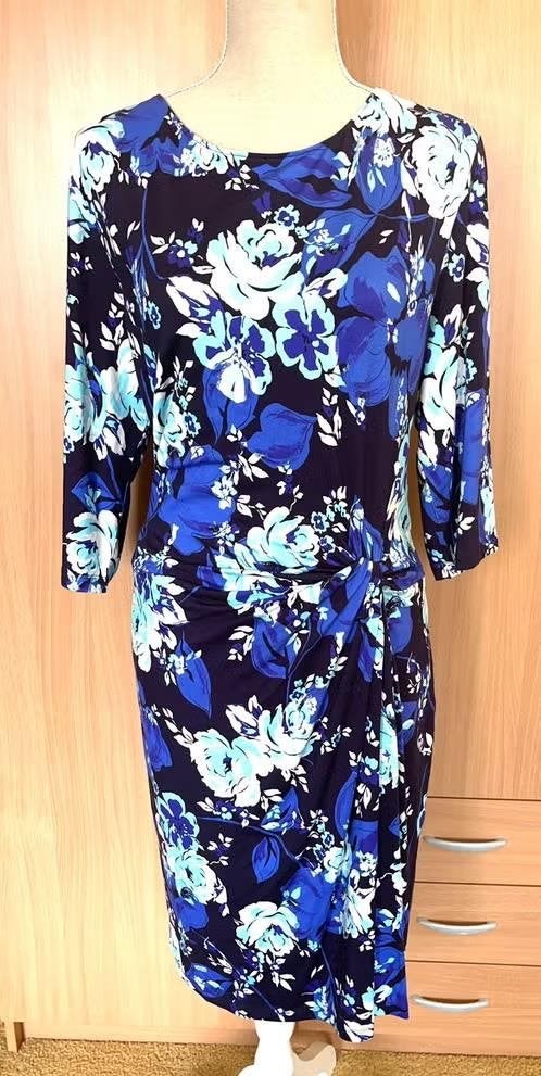 Uta Raasch jurk maat 46/48[v], Kleding | Dames, Jurken, Blauw, Maat 46/48 (XL) of groter, Ophalen of Verzenden, Zo goed als nieuw