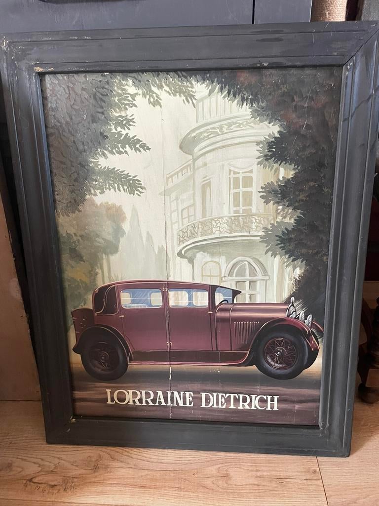 10 stuks mooi oude beschildere houten platen., Antiek en Kunst, Curiosa en Brocante, Ophalen