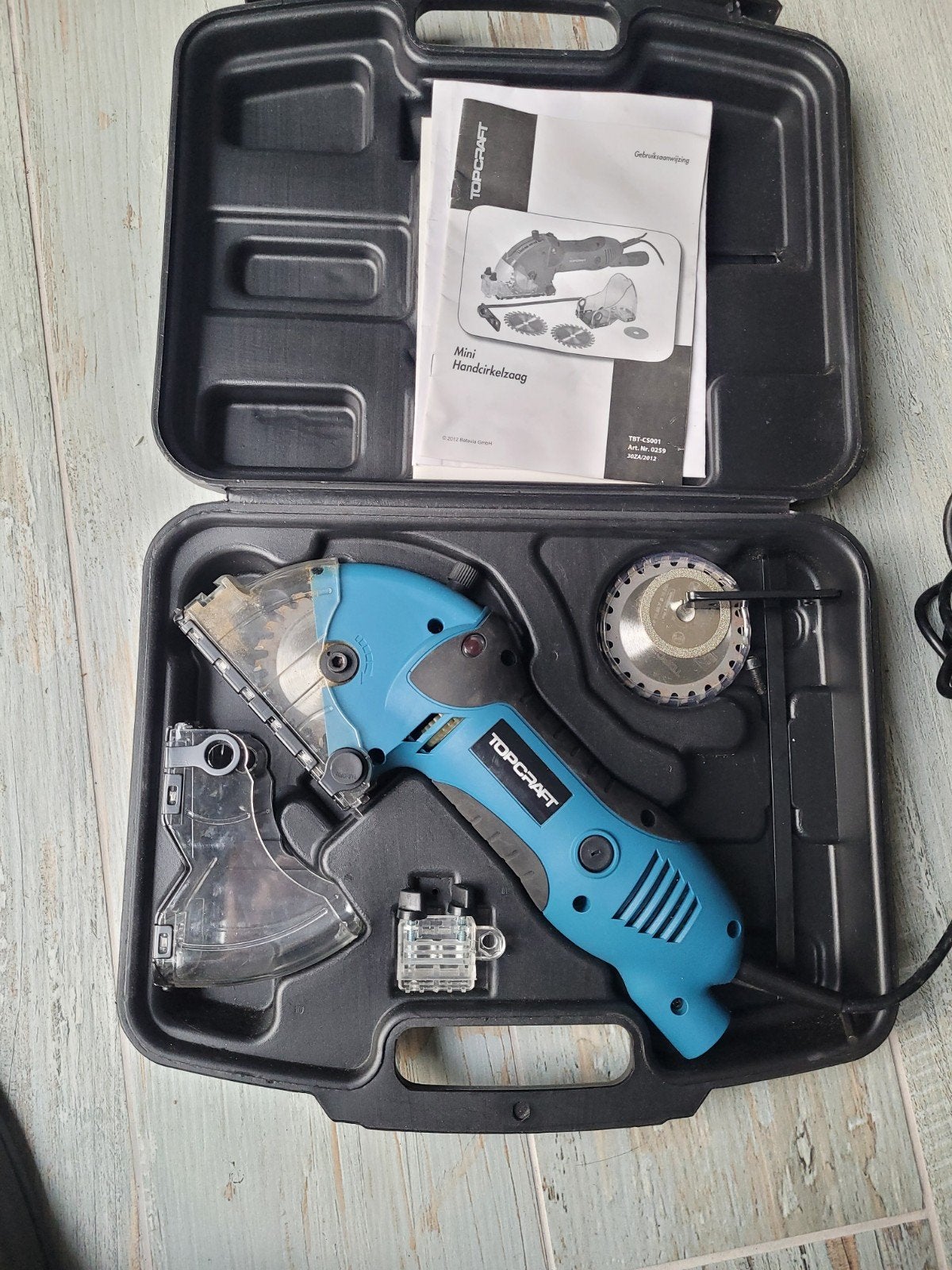 Topcraft Mini Cirkelzaag - nieuw in koffer, Minder dan 30 mm, Cirkelzaag, Topcraft, Nieuw