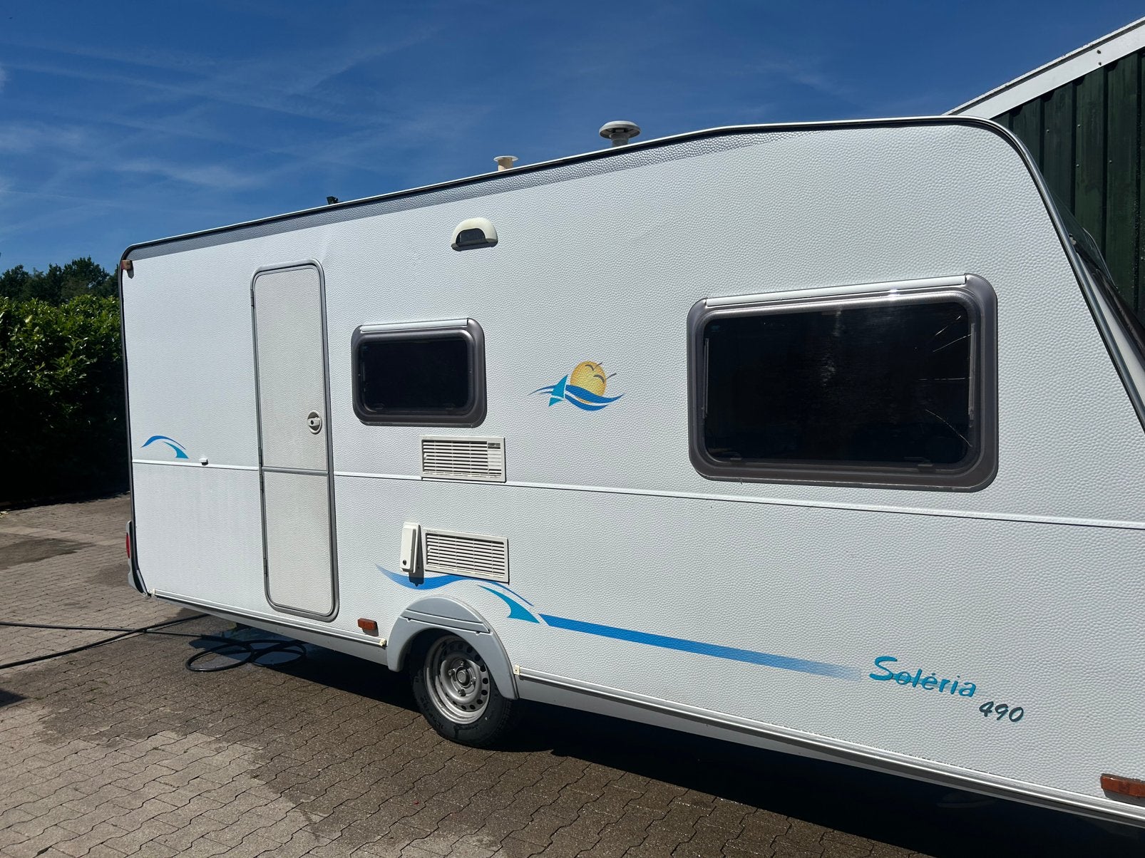 caravan met stapelbed, Vast bed, Airco, Treinzit, Particulier
