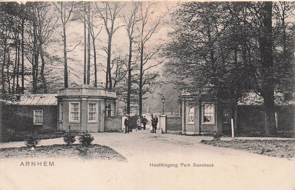 702-136-045 Arnhem Hoofdingang Park Sonsbeek, Verzenden, Voor 1920, Gelderland