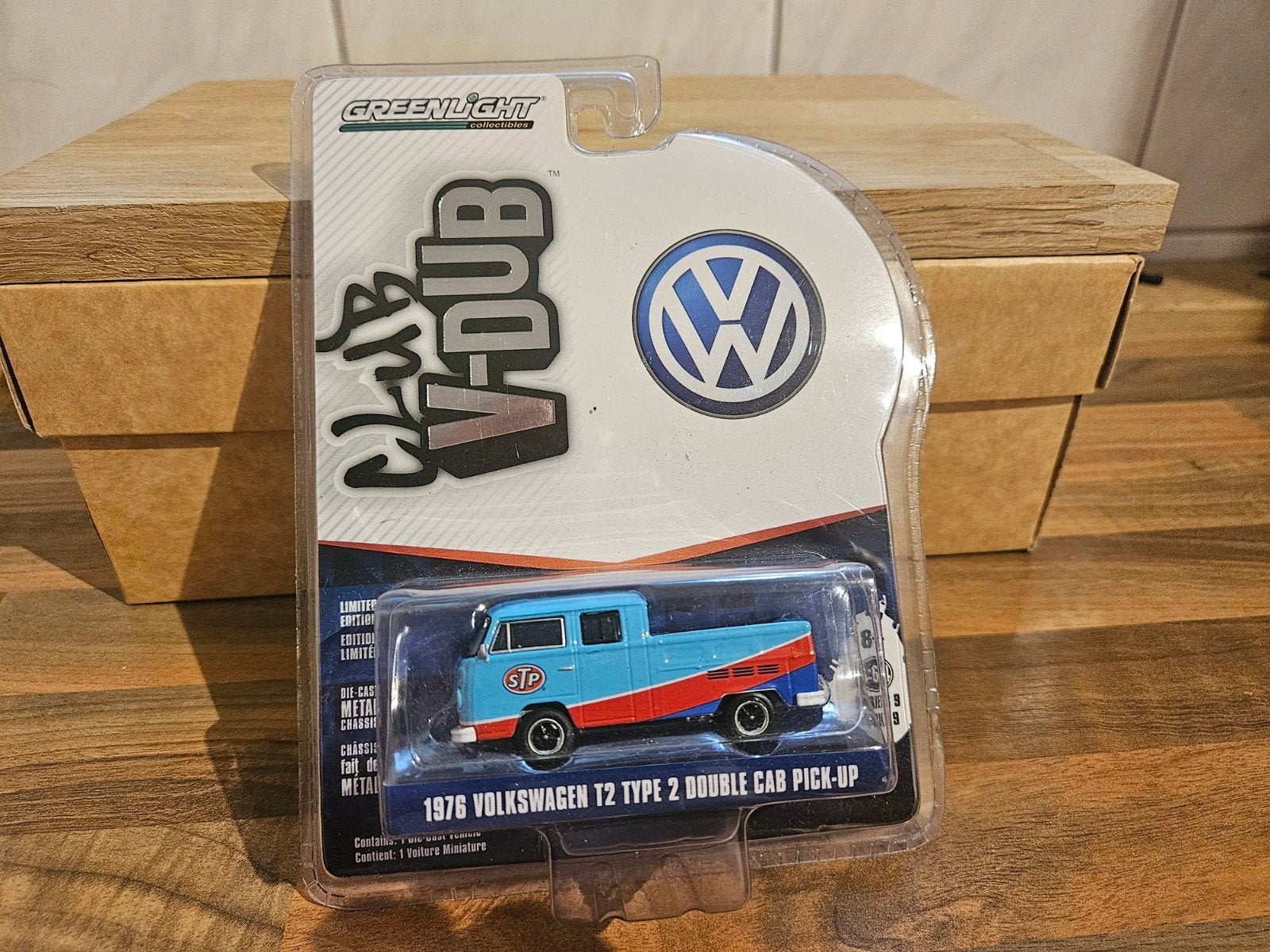 Greenlight Volkswagen T2 Pick-up in OVP, Ophalen of Verzenden, Zo goed als nieuw, Auto