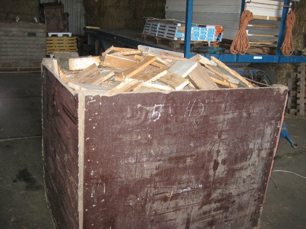haardhout, 6 m³ of meer, Ophalen, Blokken