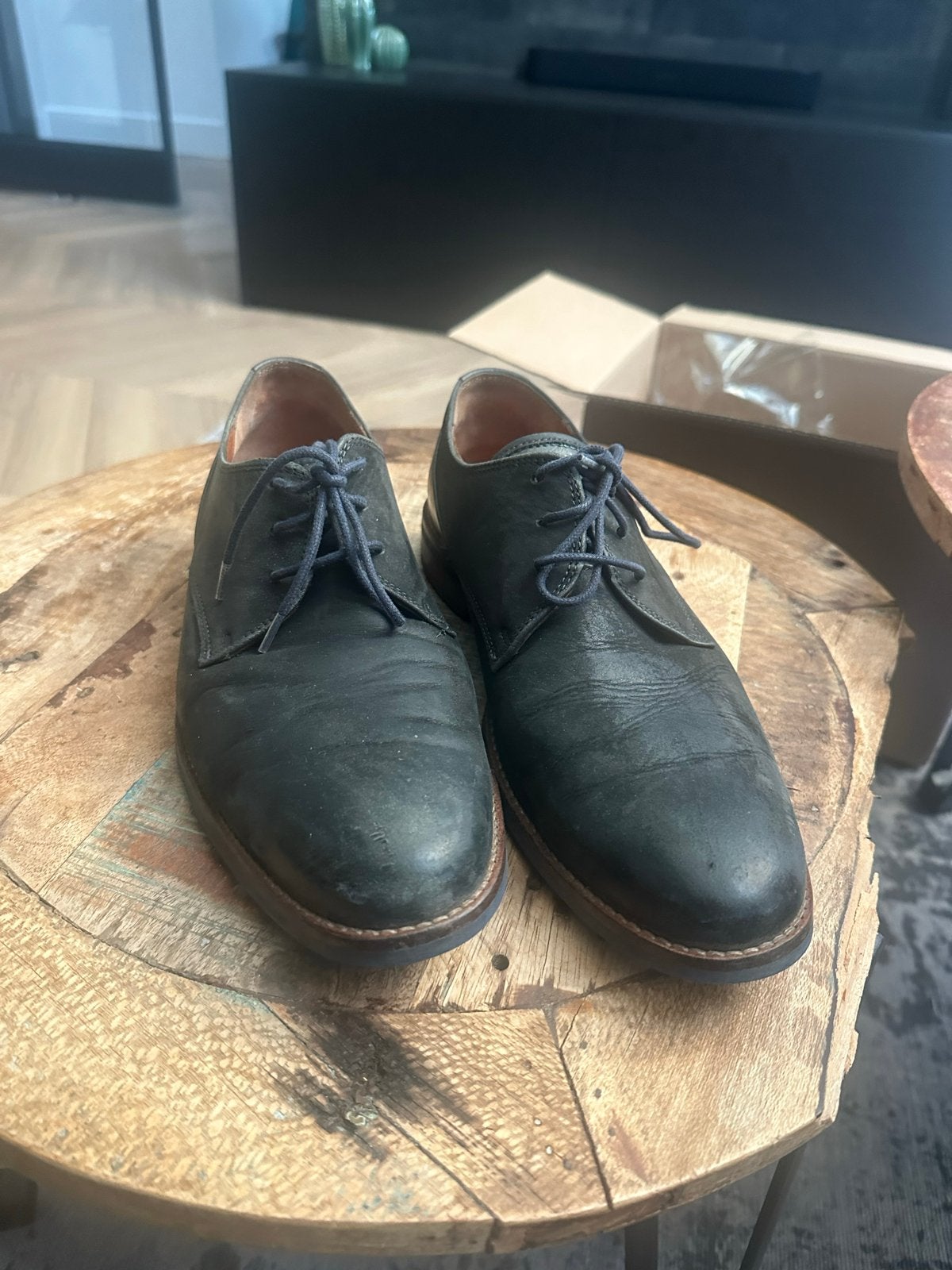 Van Lier Nette Schoenen - Maat 42, Ophalen of Verzenden, Gedragen, Zwart, Veterschoenen