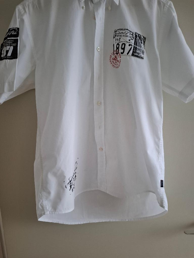 Gaastara  shirt  korte mouw  Maat L, Maat 52/54 (L), Gaastra, Wit, Ophalen of Verzenden