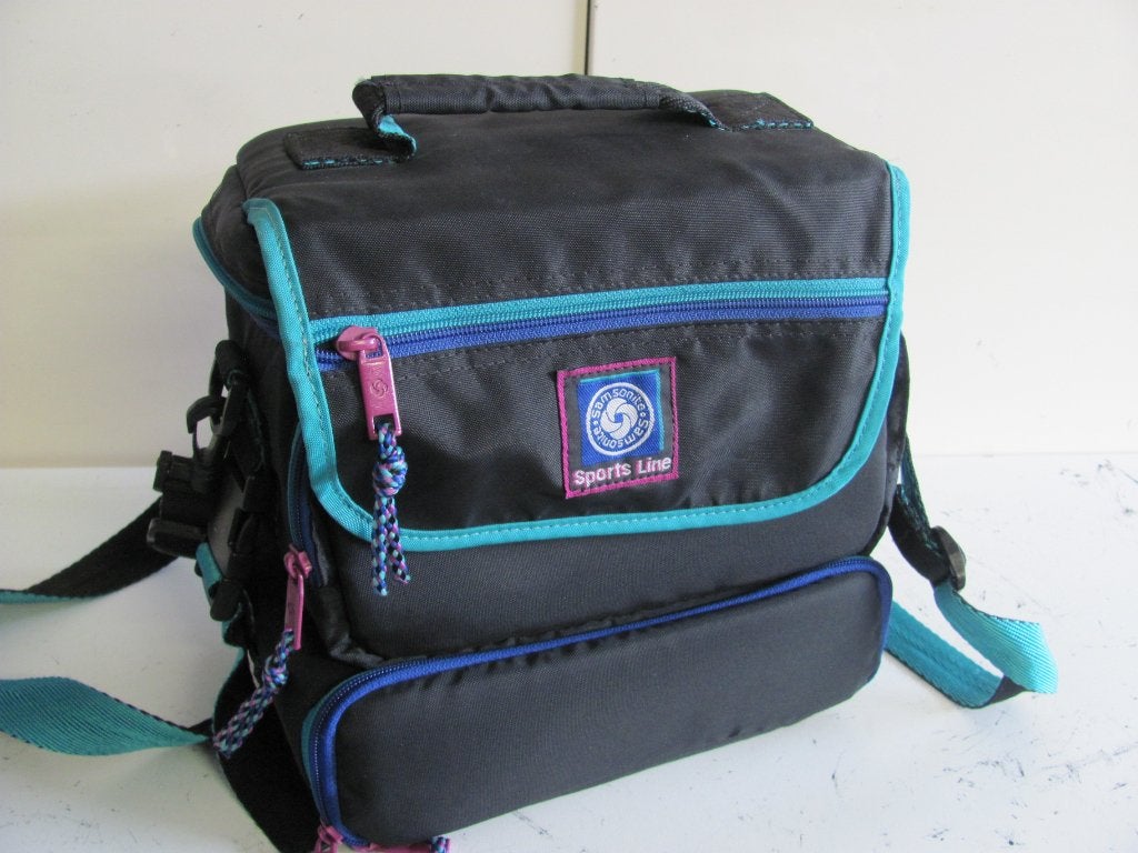 SAMSONITE sports line cameratas, Ophalen of Verzenden, Zo goed als nieuw, Zwart, Schoudertas