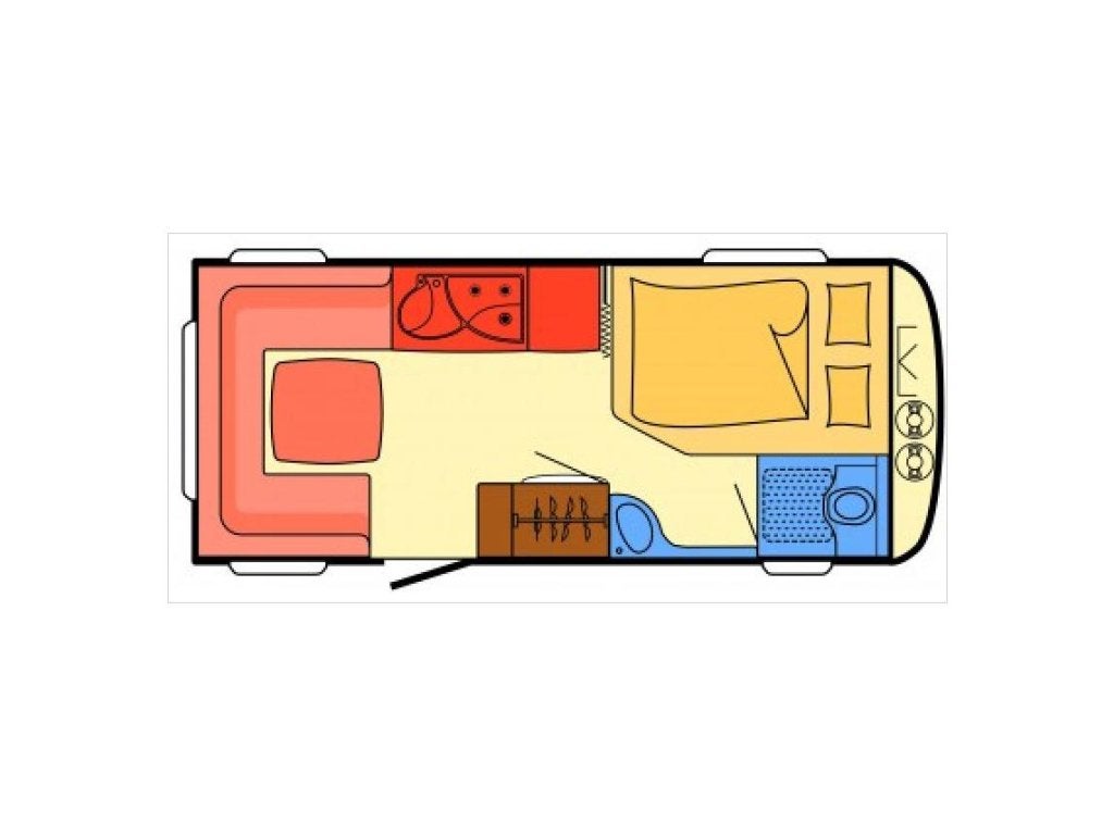 Dethleffs Camper 510 DB (1062973), Caravans en Kamperen, Overige typen, Particulier, Dethleffs, 5 tot 6 meter