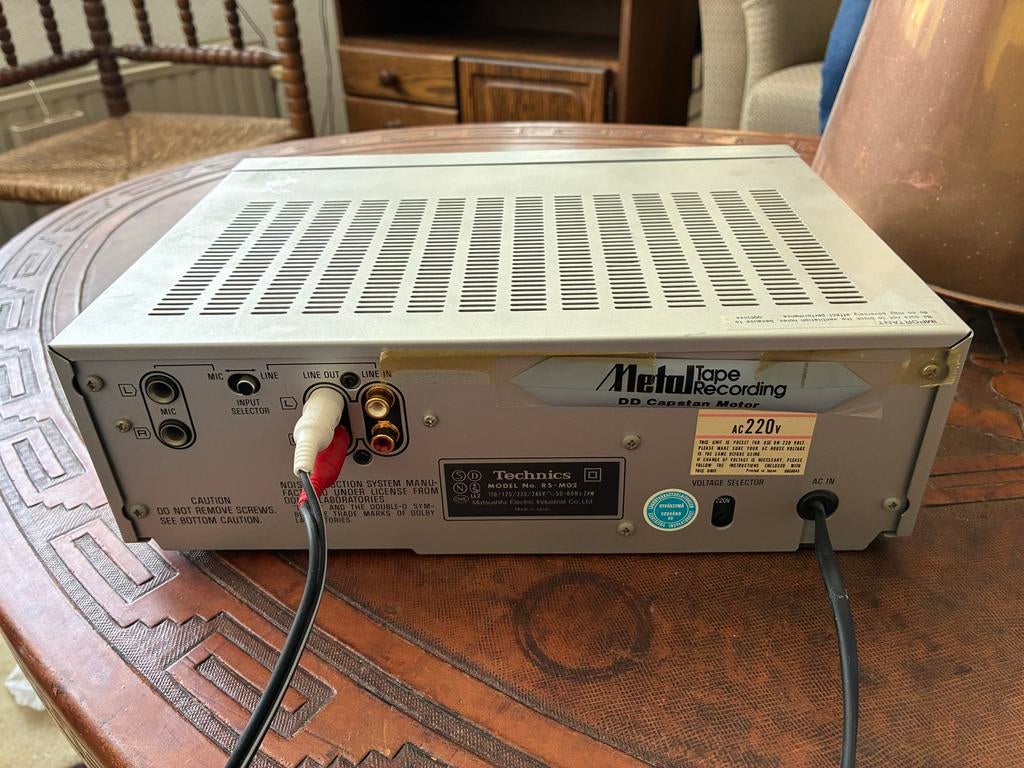 Technics RS-M02 cassettedeck, Audio, Tv en Foto, Cassettedecks, Enkel, Tape counter, Ophalen