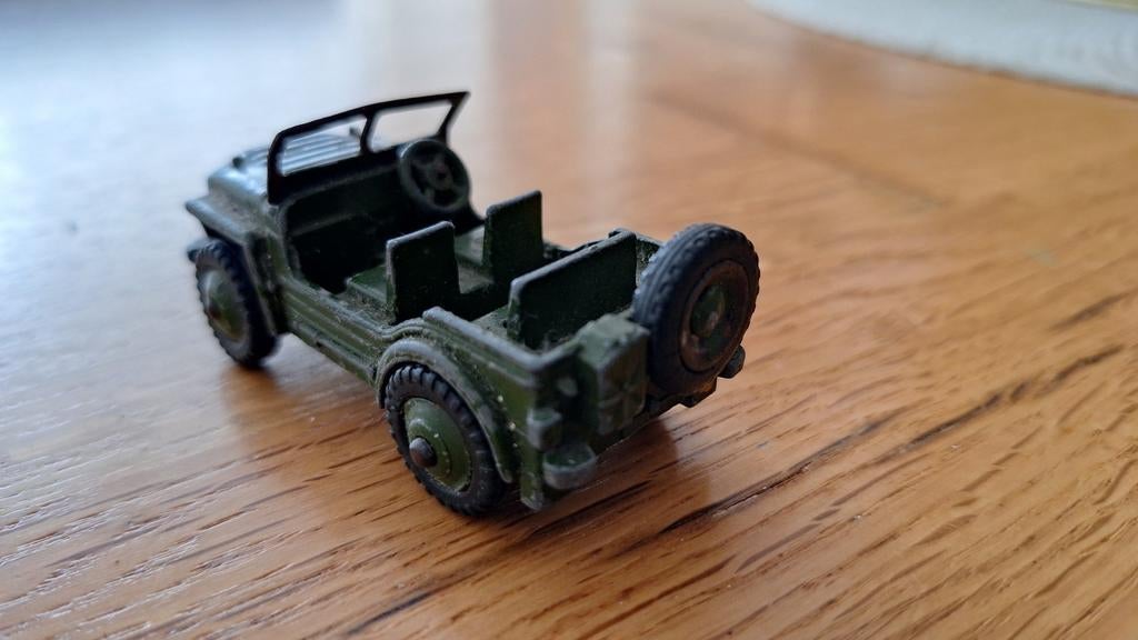 Dinky Toys Jeep - Vintage Militair Voertuig, Overige merken, Gebruikt, 1:50 of kleiner, Auto