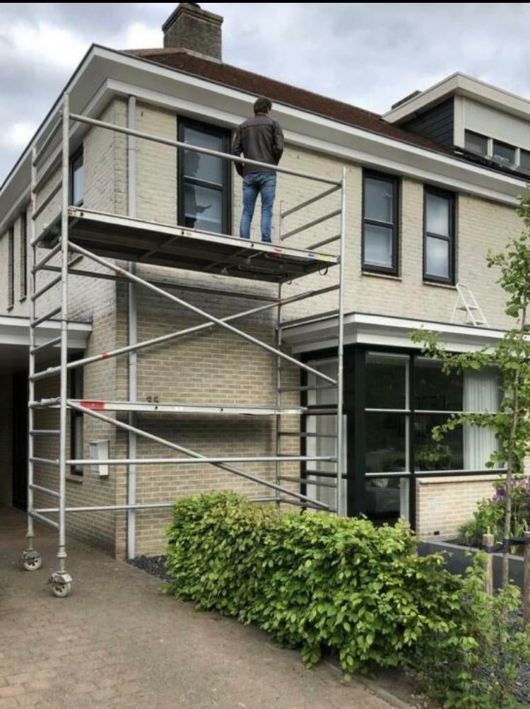 Rolsteiger te huur 75,- per 2 weken, Ophalen, Gebruikt, Rolsteiger of Kamersteiger, 5 meter of hoger