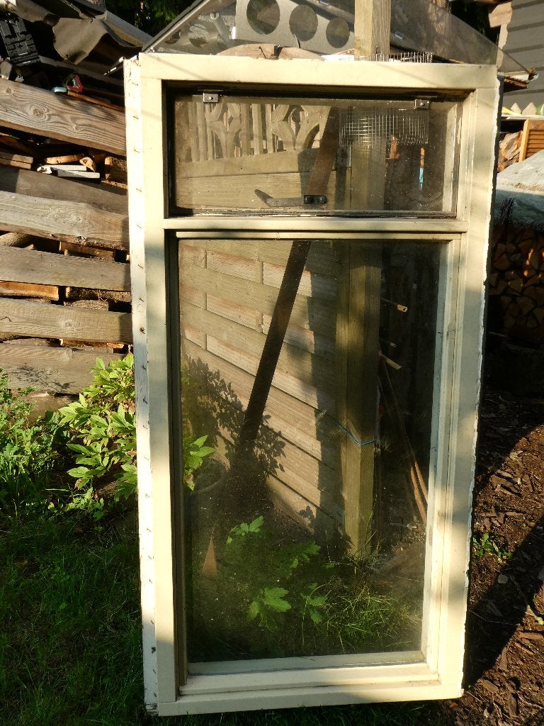 Kozijn, Doe-het-zelf en Verbouw, Gebruikt, Raamkozijn, Inclusief glas, 75 tot 150 cm