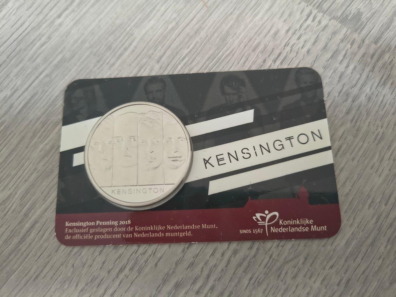 diverse pennings/herdenkings BU coincard 2018-2019, Ophalen of Verzenden, Koningin Beatrix, Overige waardes, Losse munt