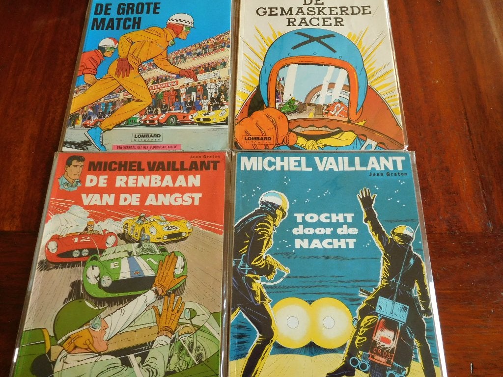 Michel Vaillant Stripboeken compleet tot nr-50, Gelezen, Jean Graton, Ophalen of Verzenden, Meerdere stripboeken