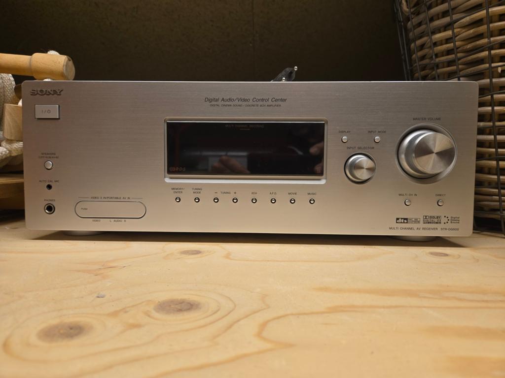 Sony STR-DG500 6.1 versterker, Ophalen of Verzenden, Zo goed als nieuw, Sony, 120 watt of meer