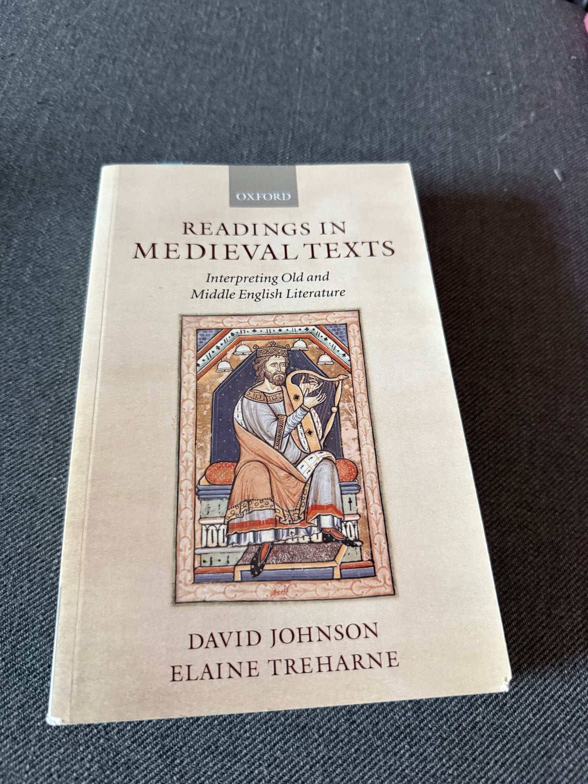 Readings in Medieval Texts - David Johnson, Elaine Treharne, Ophalen of Verzenden, Zo goed als nieuw, Europa overig